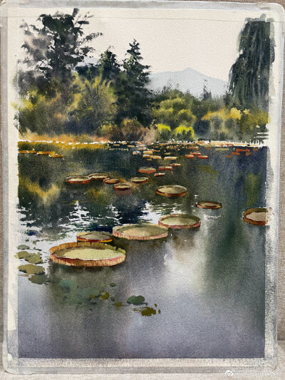 水彩风景系列~ by.黑白hui水彩