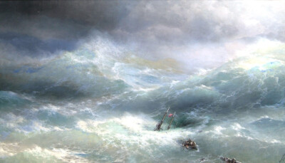 [cp]画家Ivan Aivazovski笔下 变幻莫测的大海。
#绘画# #遇见艺术# ​​​[/cp]