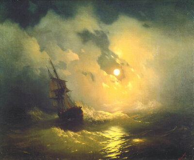 [cp]画家Ivan Aivazovski笔下 变幻莫测的大海。
#绘画# #遇见艺术# ​​​[/cp]