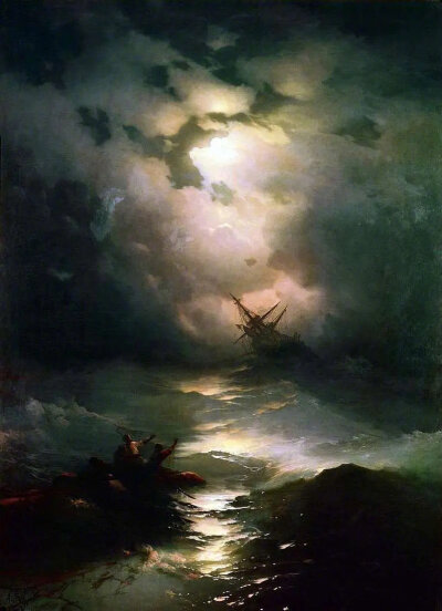 [cp]画家Ivan Aivazovski笔下 变幻莫测的大海。
#绘画# #遇见艺术# ​​​[/cp]