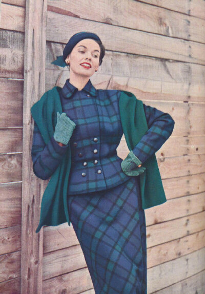 50年代的时尚裙装 