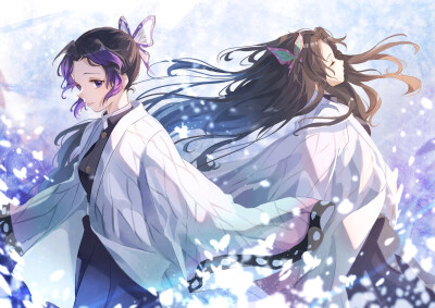 动画色卡1|《鬼灭之刃》系列之蝴蝶忍
——浪漫又危险的紫。
图片侵权删。