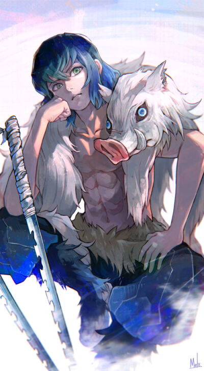 动画色卡2|《鬼灭之刃》系列之四人团
主色： 青 粉 黄 蓝