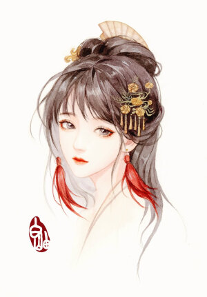 （古风美人）绘师：白岫