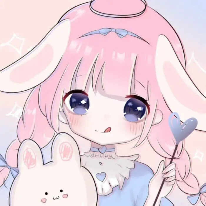 动漫萌妹头像ɜ:就问你，我可爱嘛~