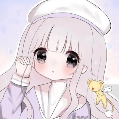 动漫萌妹头像ɜ:就问你，我可爱嘛~