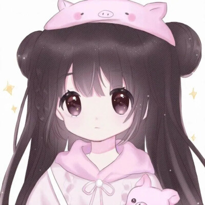 动漫萌妹头像ɜ:就问你，我可爱嘛~