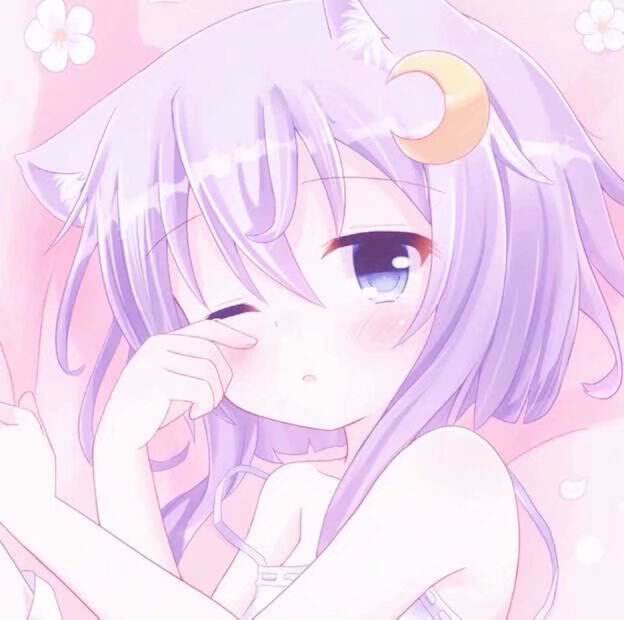 动漫萌妹头像ɜ:就问你，我可爱嘛~