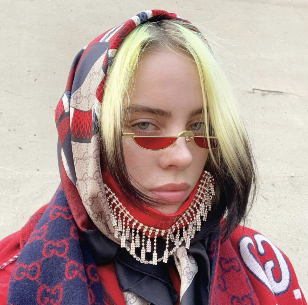 碧梨 Billieeilish ins自截