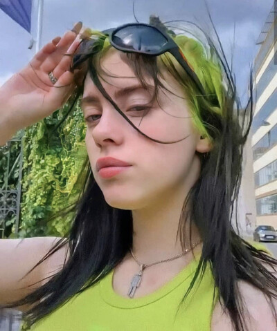 碧梨 Billieeilish ins自截