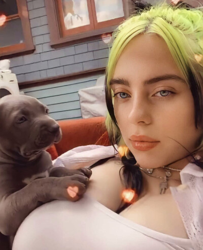 碧梨 Billieeilish ins自截
