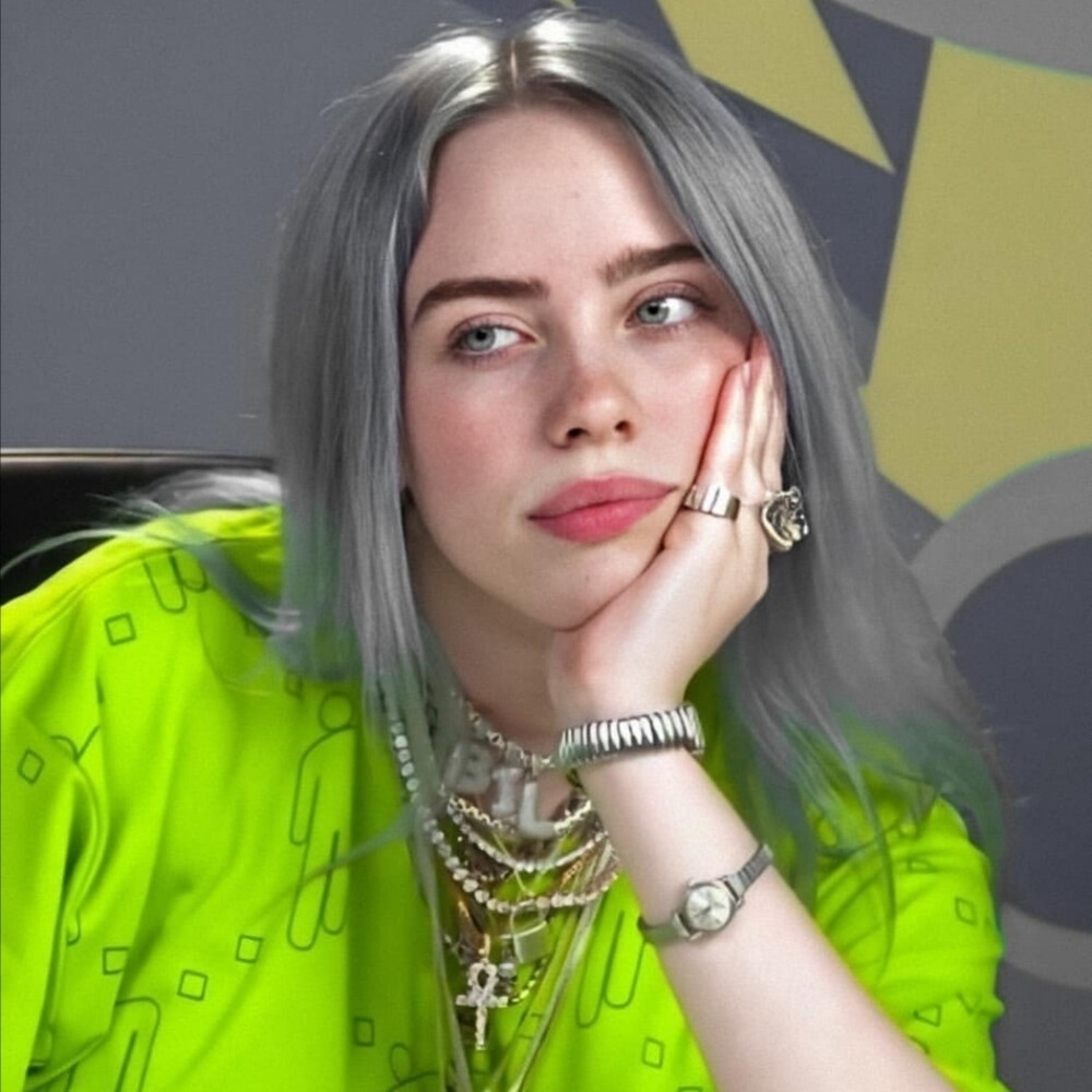 碧梨 Billieeilish ins自截