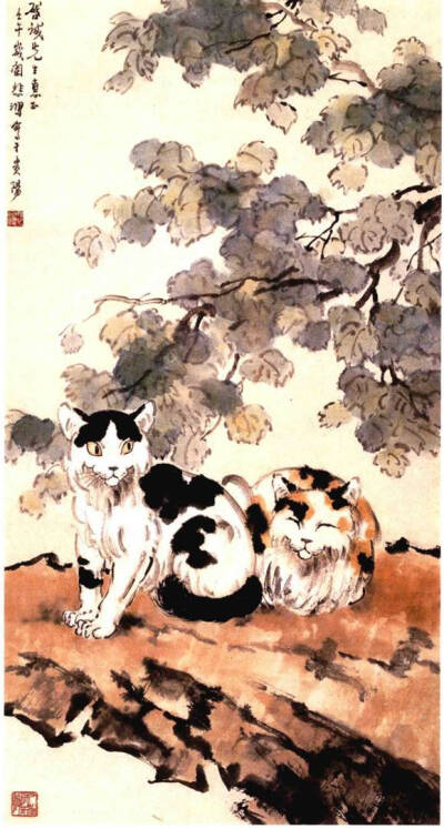 徐悲鸿画的猫