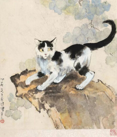 徐悲鸿画的猫