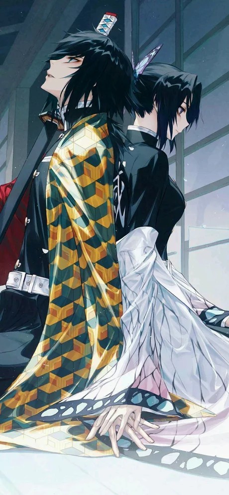 一只温柔的呆瓜
蝴蝶忍和小义勇真的很配呀～
侵权删。