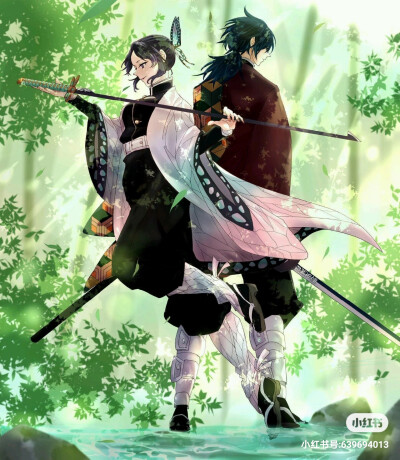 一只温柔的呆瓜
蝴蝶忍和小义勇真的很配呀～
侵权删。