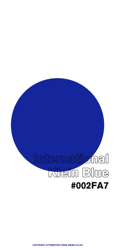 Klein Blue 克莱因蓝②