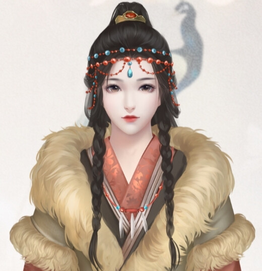 一些和亲公主立绘