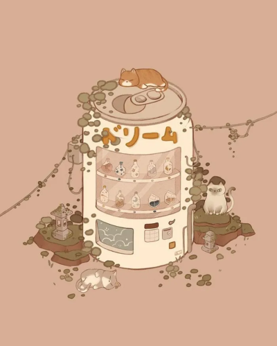 治愈可爱插图