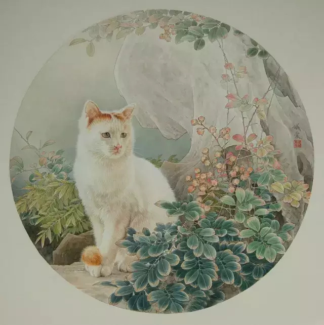 邢诚爱—画猫