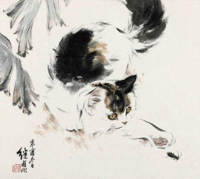 刘继卣—画猫