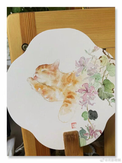 吕振娃—画猫