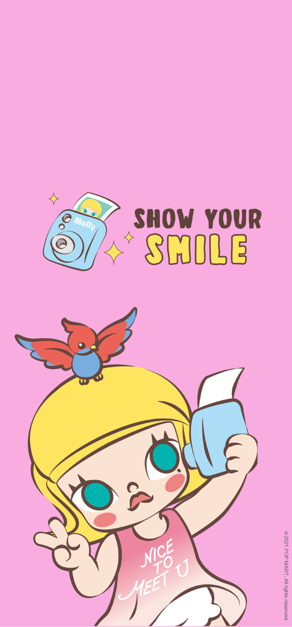 泡泡玛特卡通手机壁纸头像