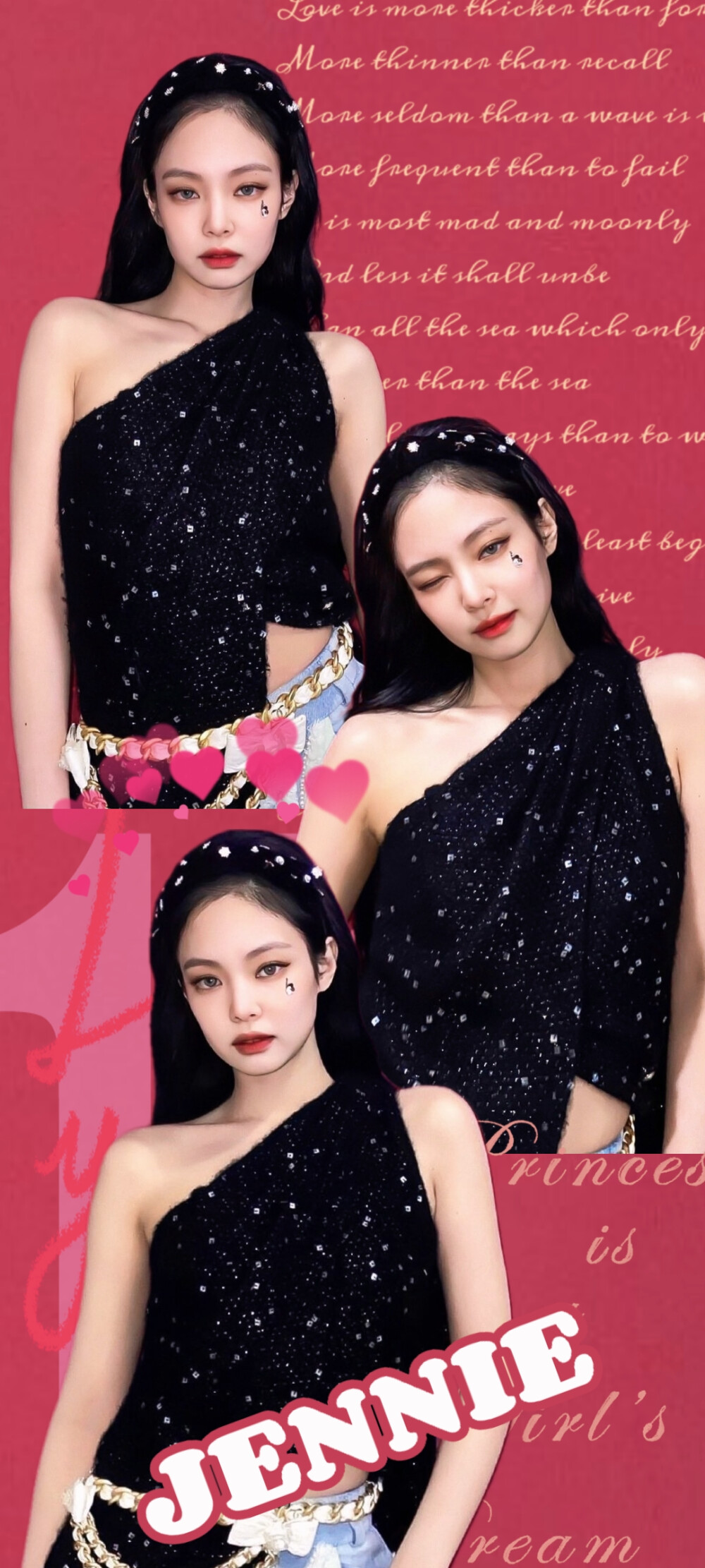 自制Jennie壁纸