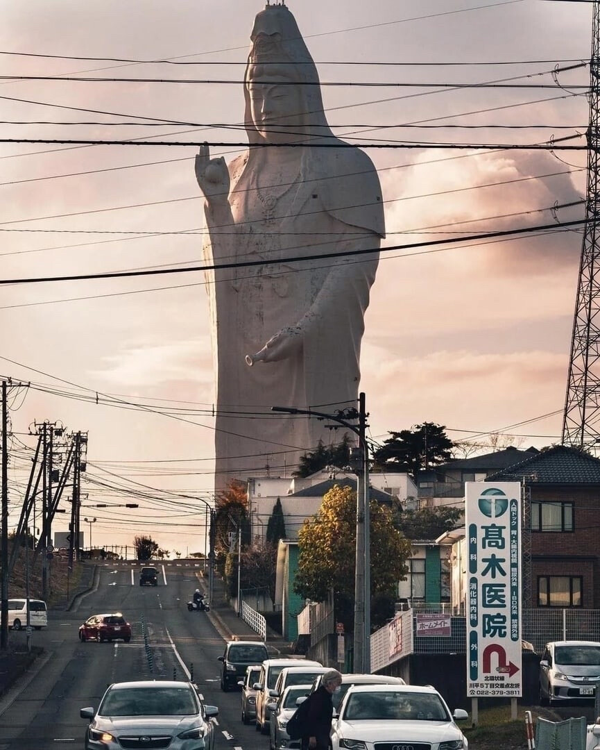 日本仙台观音像 ​​​