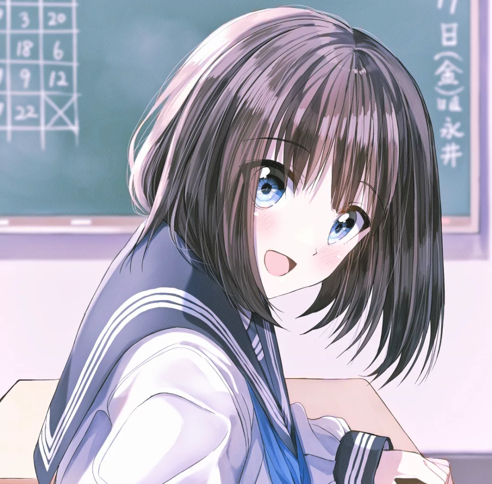 jk制服动漫女头