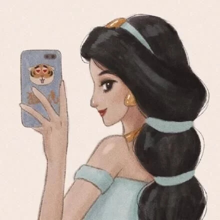 迪士尼公主自拍