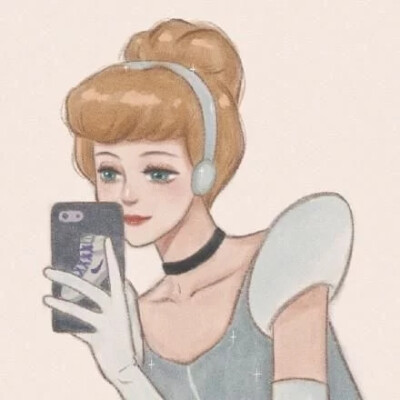 迪士尼公主自拍