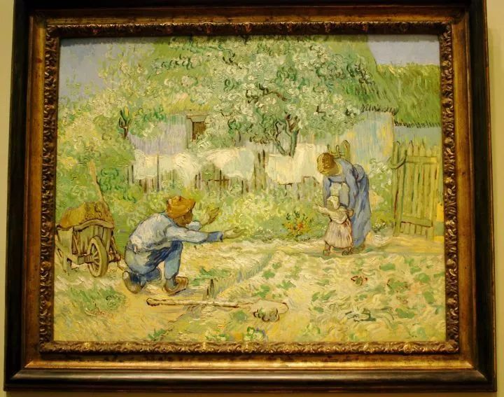 First Steps (after Millet) 1890