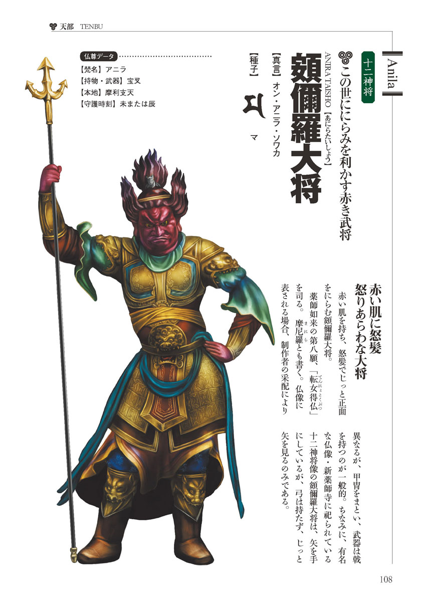 仏教画伝 药师十二神将8 頡尔罗大将