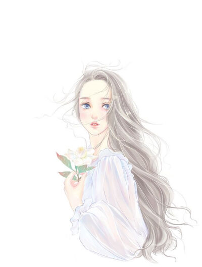 头像插画 淑女