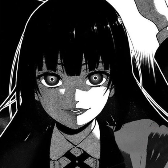 黑白动漫头像 狂赌之渊动漫头像