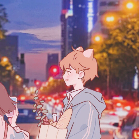 遇见你的猫情头小橘情侣头像适合闺蜜