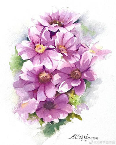 花卉集[微风] by.torkaman_watercolor