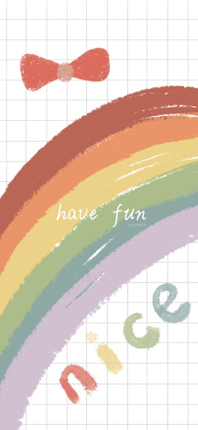 “希望所有的不妙都能遇见彩虹”
彩色系列壁纸来啦
cr.西瓜酱的画