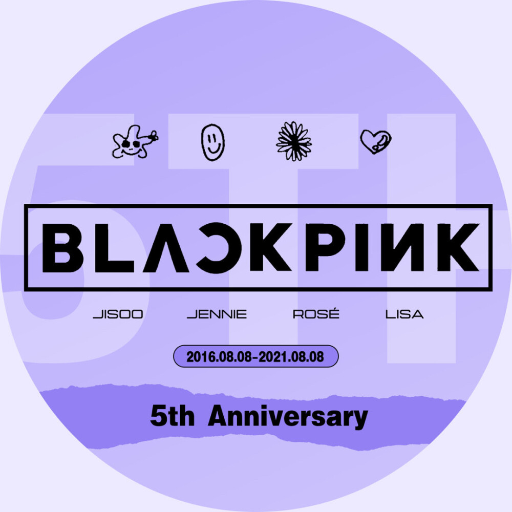 BLACKPINK 5周年应援头像