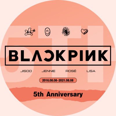 BLACKPINK 5周年应援头像