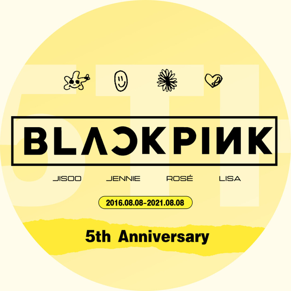 BLACKPINK 5周年应援头像