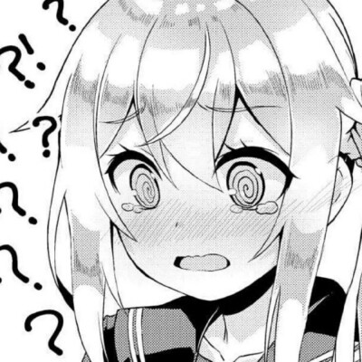 【漫画女头/黑白头像】可可爱爱