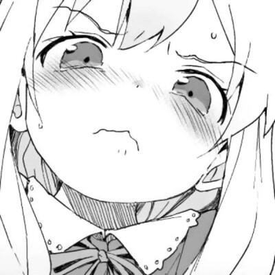 【漫画女头/黑白头像】可可爱爱