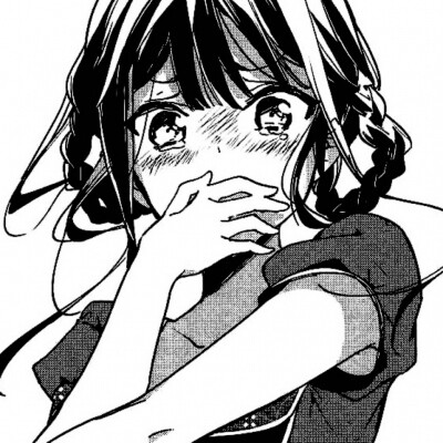 【动漫/漫画头像】黑白女生头像