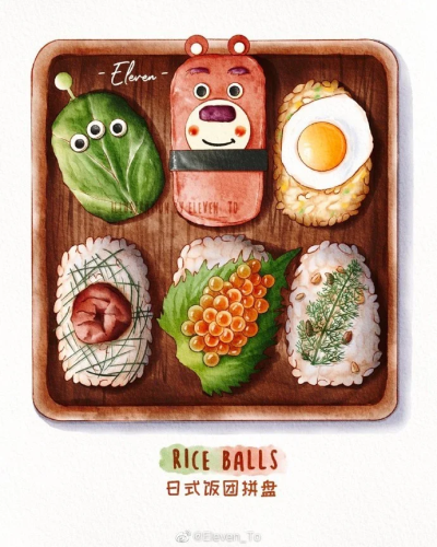 治愈的美食手绘插图画来啦
Artist:Eleven_To ​​​​