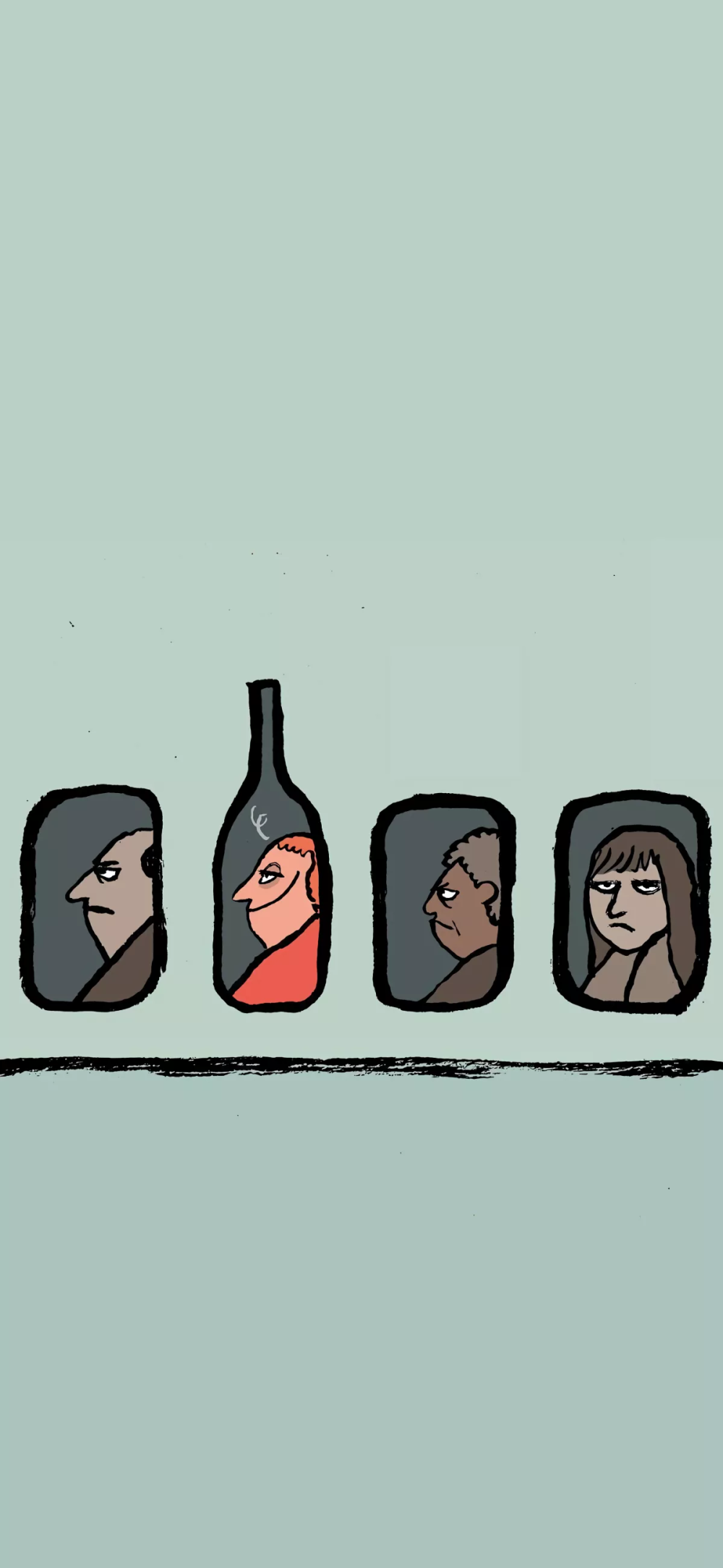 插画jean jullien的哲理插画系列~
ins：@jean_jullien