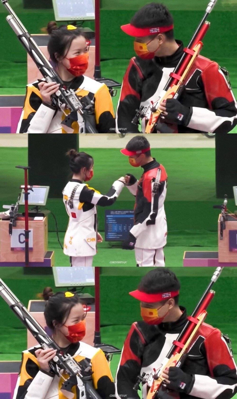 2020东京奥运会首金得主中国运动员杨倩的第二金（杨倩 杨皓然）
杨杨组合，羊羊得意！！祝贺！