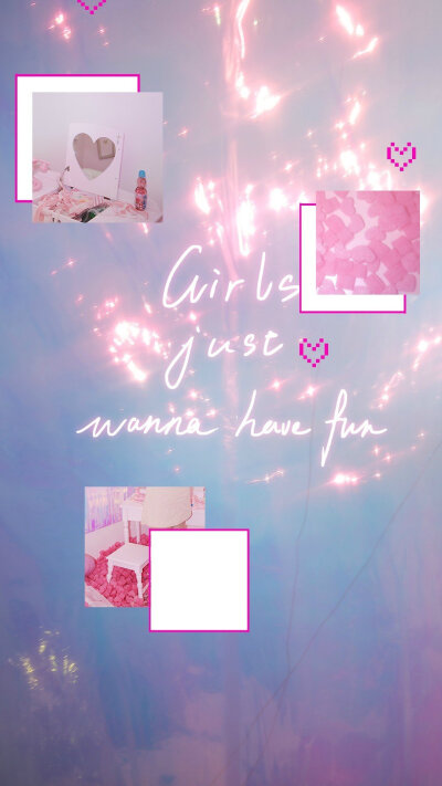 粉色梦幻壁纸♡