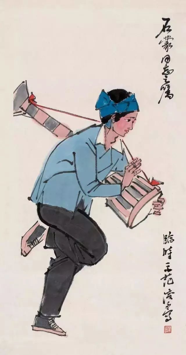 【叶浅予 人物画舞蹈中的人们】
叶浅予（1907-1995），浙江桐庐人，从事国画教育，以舞蹈、戏剧人物为主的国画创作，中国漫画和生活速写的奠基人。 曾任中国美协副主席，中国文联委员，中国画研究院副院长，中央美院教授。擅人物、花鸟、插图、速写等。曾为茅盾小说《子夜》、老舍剧本《茶馆》等书插图，出版个人画集多种。 创作长篇漫画《王先生》、《小陈留京外史》、组画《天堂记》等，著有《画馀记画》和《十年恶梦录》 。
性格特点
幽默细胞
漫画是夸张的艺术，生活中的笑料经过夸张，便容易引人发笑。像王先生雇填鸭师备料填肥自己的趣事，只有漫画家才想得出。天生开心的浅予，身上有许多幽默细胞，他常说：“漫画使我习惯于用夸张的眼睛去看周围的形象，包括自己在内，常常想把周围的形象漫画化，获得有趣的效果。我画了一阵国画之后，有时总想作一两张有趣的漫画，说这是条件反射也好，是玩世不恭也好。”漫画家好幽默，予人玩世不恭的印象，则是误解。浅予说：漫画家笔底针对丑，心目中有个美的理想在指导。丑极则美，由丑到美，漫画家是这样处理他的形象素材的。
浅予生性活泼，开朗豁达，而又随心欲不逾矩。漫画家的幽默